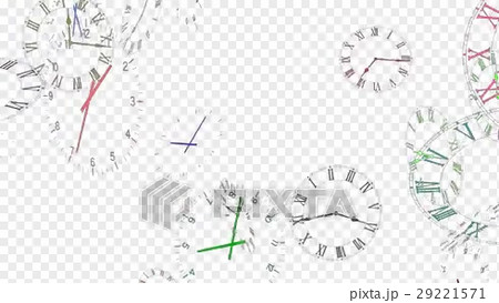 無料 ストア 素材 時計 動画 タイムワープ